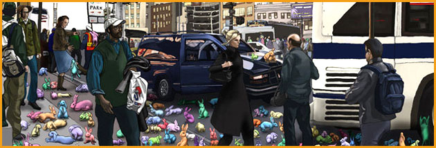 Detalle de la obra de KozyNDan realizada en 2002.